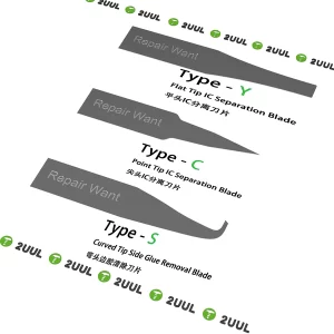 2UUL  Repair Want DA12 YCS 3 in 1 Blades Set for IC Disassemble