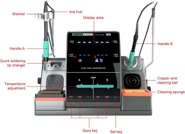 61BeUZ2OIbL._AC_SL1500_ SUGON T3602 240W Professional Dual Soldering Station
