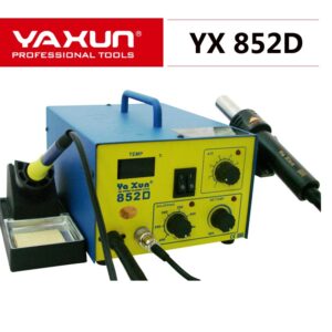 yaxun 852D hot air gun and soldering 2 in 1 SMD rework station