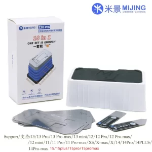 MiJing Z20 Pro Comprehensive BGA Reballing Fixture Tool Set for iPhone X-15 Pro Max