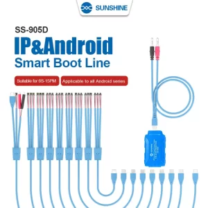 Sunshine SS-905D V8.0 3-Pin Intelligent Power Boot Control Line for iPhone 14 Series / Android