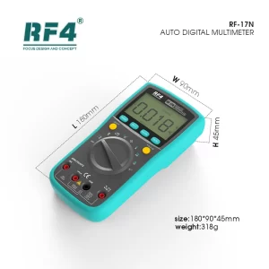 RF4 RF-17N Auto Range 6000 Counts True-RMS High-precision Digital Multimeter