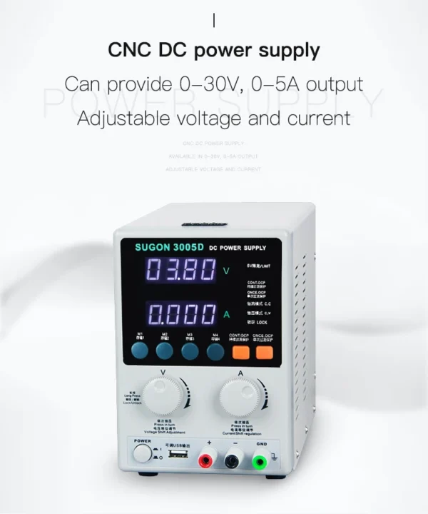 SUGON 3005D 30V 5A DC Power Supply