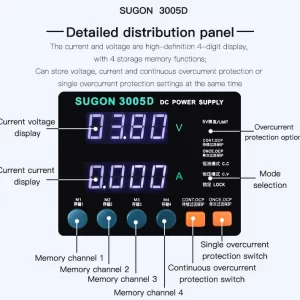 SUGON 3005D 30V 5A DC Power Supply