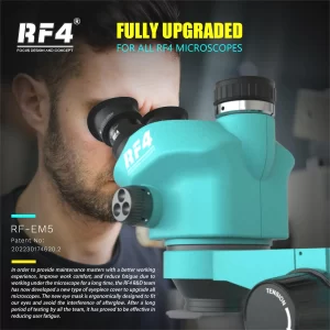 RF-6555TVP Large Base 7gears Fast Locking 6.5X-55X Magnification Times Microscope New Dust Microscope Extend Service Life