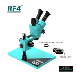 RF4 RF-6555PRO MAX Binocular Stereo Microscope 6.5X-55X Continuous Zoom Magnification for Mobile Phone PCB SMD Repair Microscope