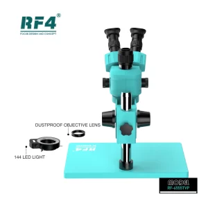 RF-6555TVP Large Base 7gears Fast Locking 6.5X-55X Magnification Times Microscope New Dust Microscope Extend Service Life