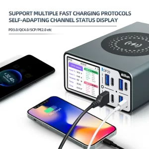 Aixun DP20 Desktop Smart Fast Charger for iPhone Android PD QC Fast Charging