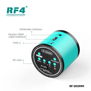 RF4 RF-2KDMM 2K Camera with Multimeter Function for Stereo Trinocular Microscope