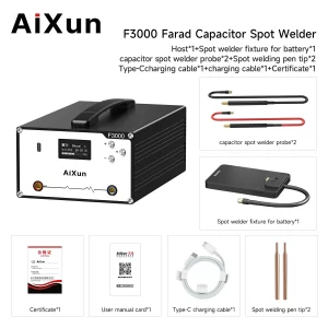 F3000 Farad Capacitor Spot Welder for Battery Cells Welding Machine