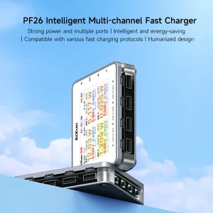 PF26 Intelligent Multi-channel Fast Charger 8 Ports USB Charging Station Hub