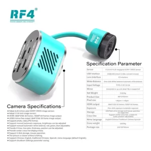 RF4 RF-C39 Dual-Spectral Thermal Camera Visible And Infrared 2 in 1