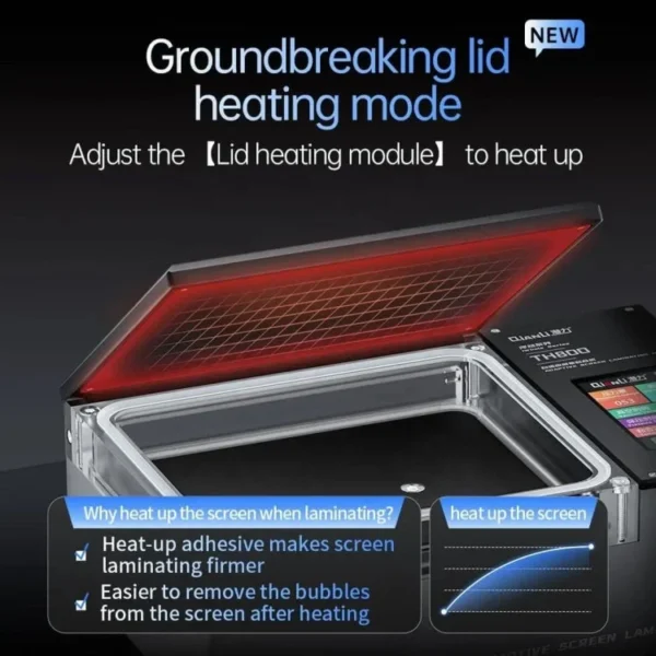 QianLi TH800 Adaptive Laminating Machine For Curved Flat Screen