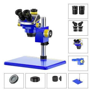 Mechanic MIC3-B11 Microscope with 0.5x Lens (Blue)