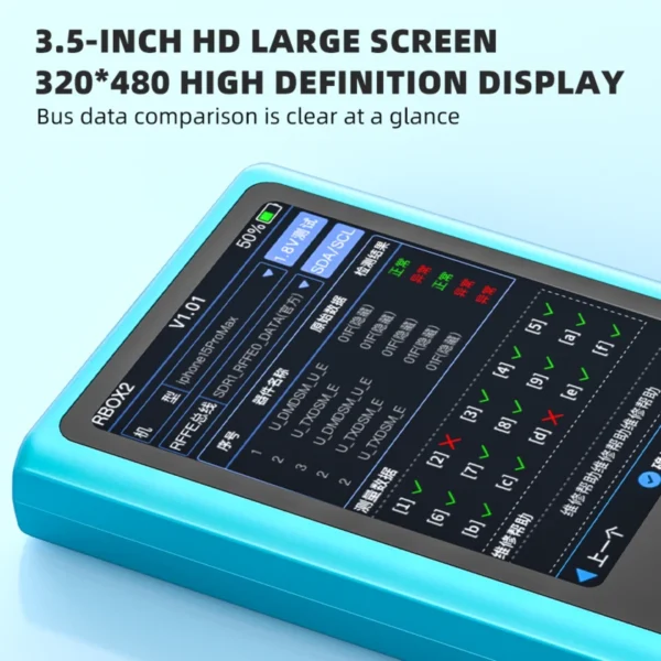 JCID RBOXII Bus Analyzer for Apple Qualcomm RFFE BUS Data Test