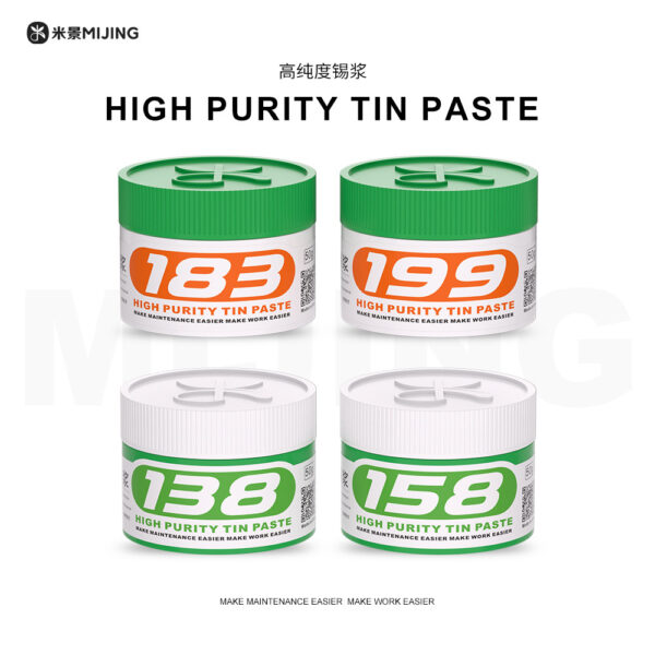 MIJING MJ138/158/183/199 high-purity tin paste