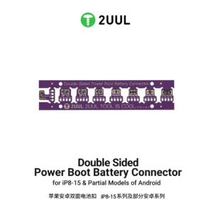 2UUL BT02 Double Sided Power Boot Battery Connector for iP8-15 & Partial Models of Android