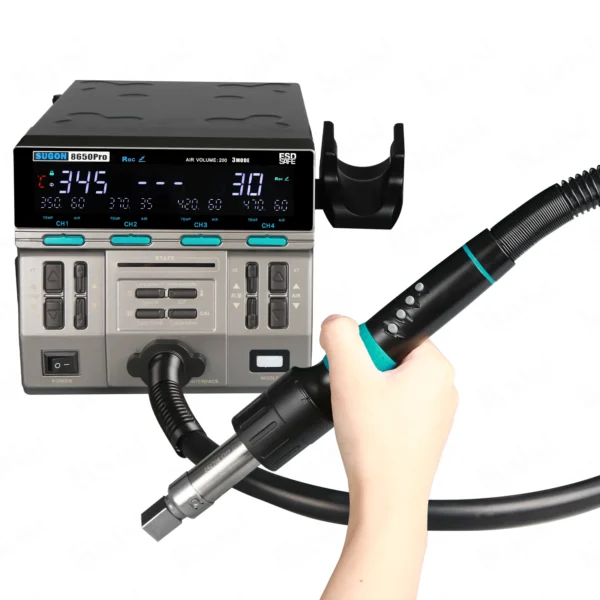 Sugon 8650Pro Curve Edition 1300W Intelligent Digital Hot Air Gun BGA Desoldering Rework Station