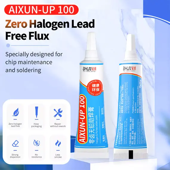 AiXun UP100 Lead Free Solder Paste Flux Zero Halogen