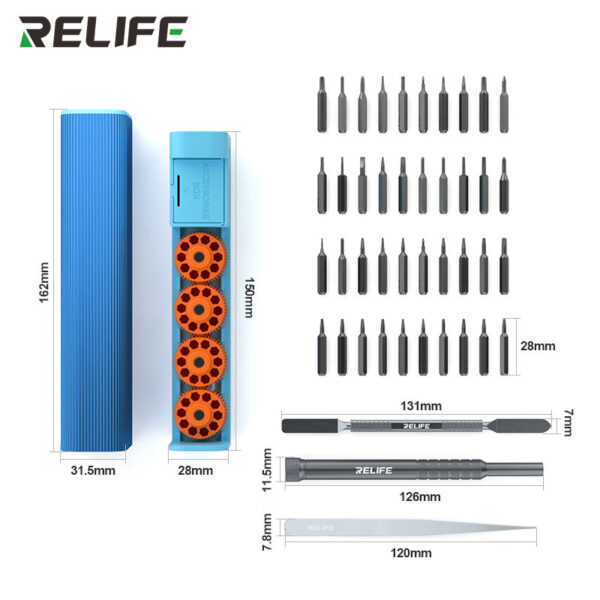 RELIFE RL-5122 43 in 1 Rotary Screwdriver Tool Set