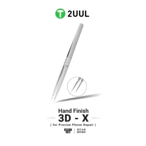 2UUL TW02 Hand Finish 3D-X Ornate-Patterned Tweezer