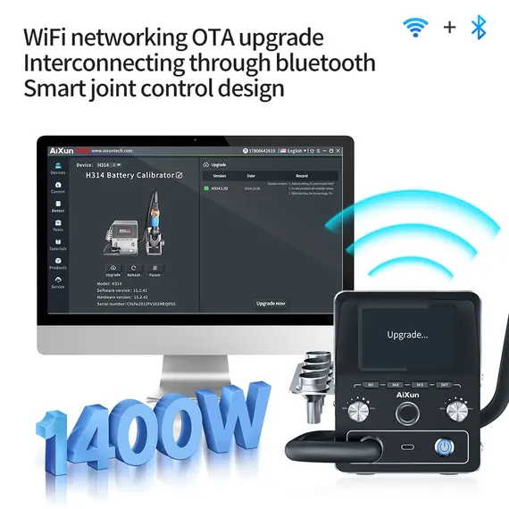 Aixun H314 1400W Intelligent Hot Air Station