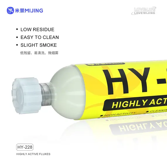 Mijing HY-228 10cc High Activity Lead-Free Halogen-Free Soldering Flux