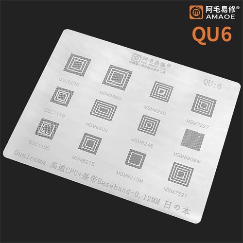 Amaoe Stencil for Qualcomm CPU QU6