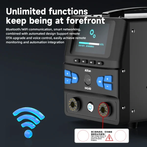 Aixun H414D 1600W Dual Channel Hot Air Station