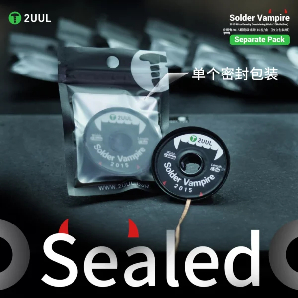 2UUL DW16 Solder Vampire Desoldering Wick 2015 10Rolls/BOX (Separate Pack)