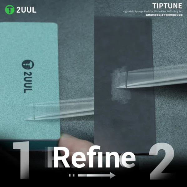 2UUL FM02 TipTune High-Grit Sponge Pad For Ultra-Fine Polishing Set
