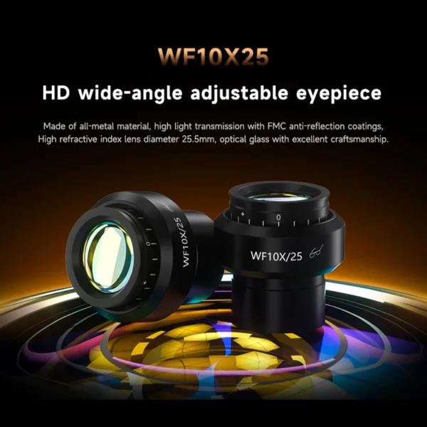 Mechanic Robot 7060T 7-60X Trinocular Microscope