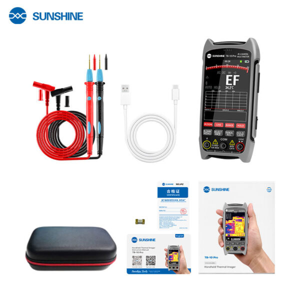 SUNSHINE TB-10 Pro Handheld Thermal and multimeter 2 in 1