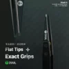 2UUL TW32 Black K Flat Tip ESD-Safe Ceramic Tweezer