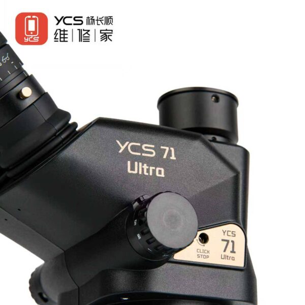 YCS 71 Ultra Trinocular Macroscopic Co-visual Stereo Microscope Head