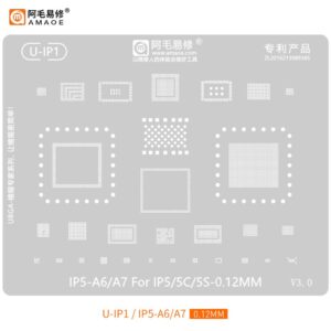 Amaoe Stencil For iphone 5/5S