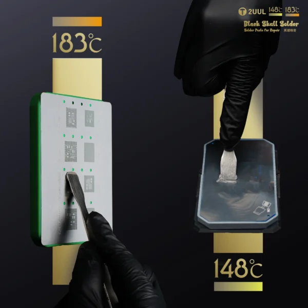 2uul BS148 / BS183 Black Skull Solder Paste