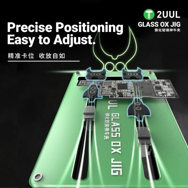 2UUL BH21 GLASS OX JIG Universal PCB Holder