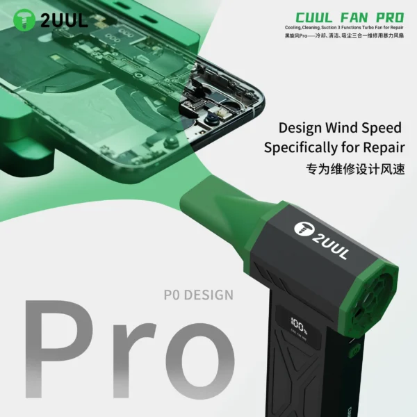 2uul DA97 / DA970 3-in-1 Turbo Fan