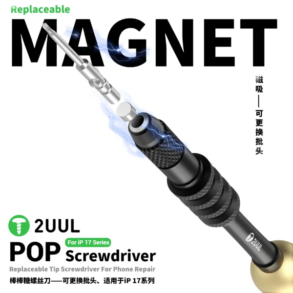 2uul SD87 POP Screwdriver for iPhone 17 Series