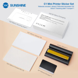 Sticker set for SUNSHINE C1 MINI mobile phone color film printer/36pcs