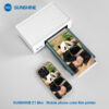 SUNSHINE C1 MINI mobile phone color film printer with sticker set
