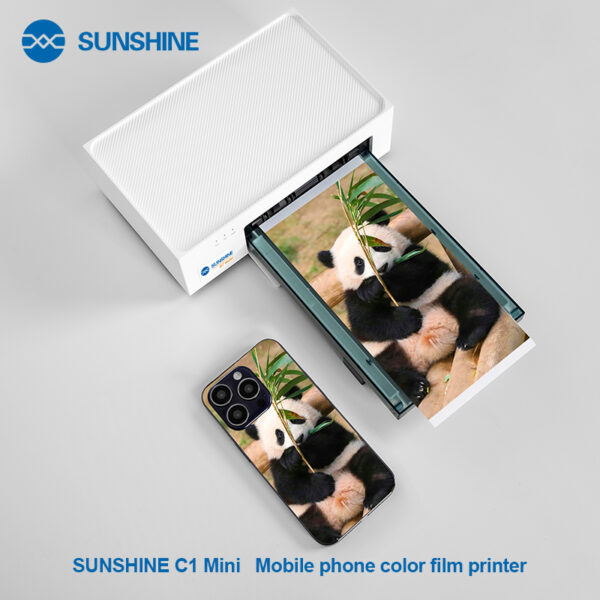 SUNSHINE C1 MINI mobile phone color film printer with sticker set