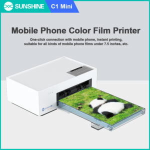 SUNSHINE C1 MINI mobile phone color film printer with sticker set