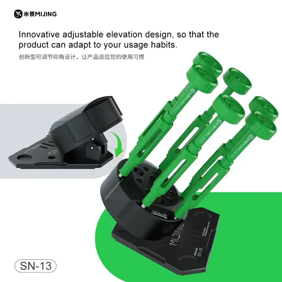 Mijing SN-13 Rotating Wheel Screwdriver Storage Rack