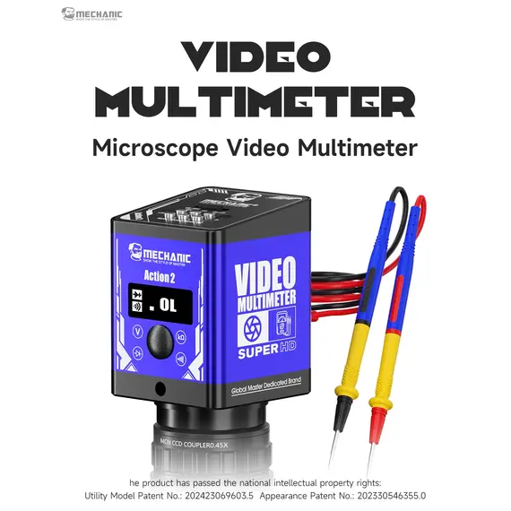 Mechanic Action2 38MP Camera With Multimeter Pen