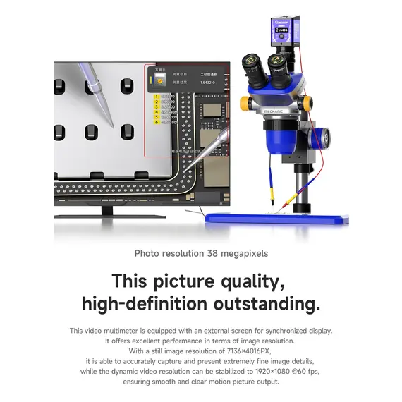 Mechanic Action2 38MP Camera With Multimeter Pen