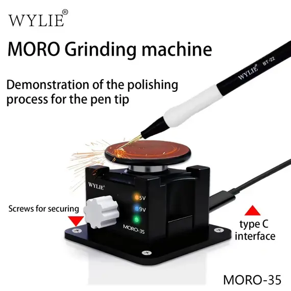 WYLIE MORO-35 Grinding Tool for Polishing Blades/Tweezers/Iron Tips