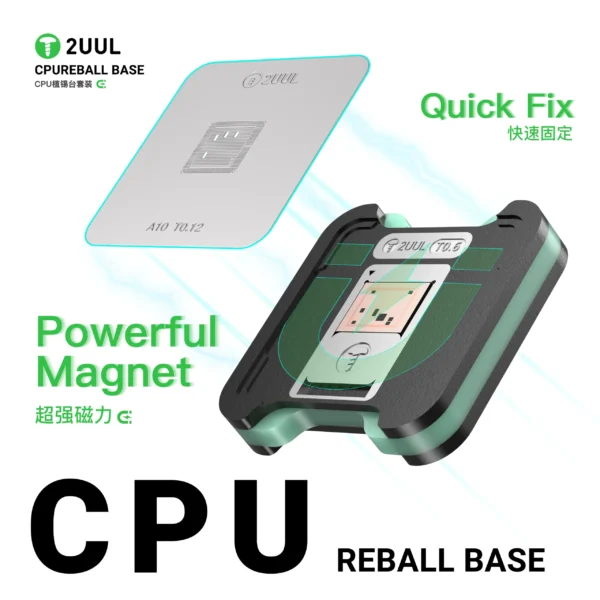 2UUL BH17 CPU REBALL BASE Magnetic Dual-Sided Reballing Platform Set