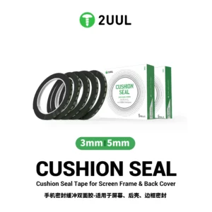 2UUL Cushion Seal Tape for Screen Frame & Back Cover 3mm/5mm (5Rolls/Pack）